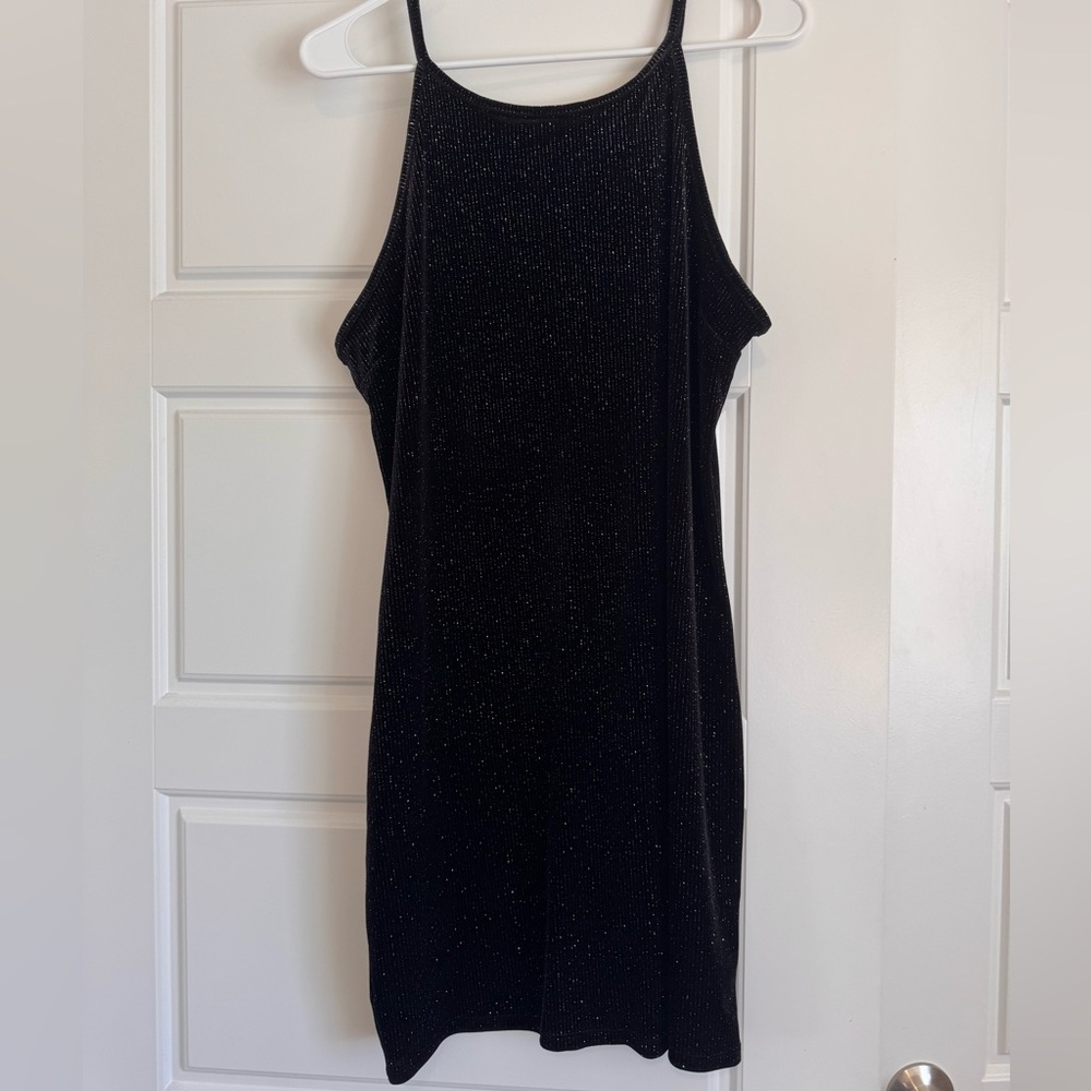Wild Fable Black Sparkle Mini Dress